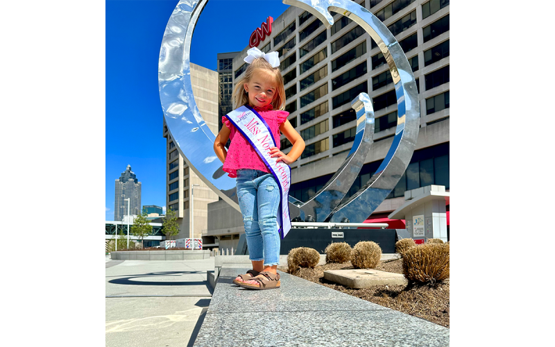 Marlee-Kate represented North Georgia after she won Miss North Georgia Baby.  LAURA LEE/Submitted