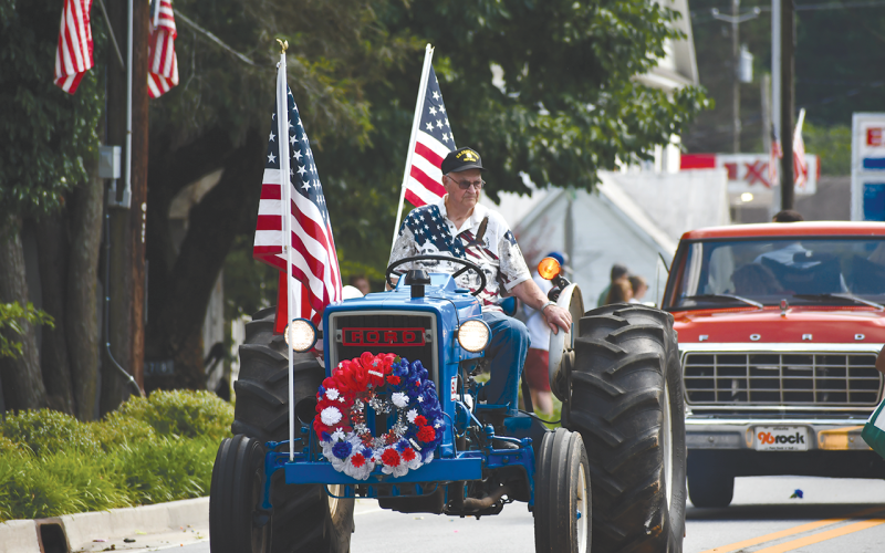 Patriotic vehicles of all kinds will roll  through downtown Demorest on Tuesday  to celebrate the Fourth of July. FILE