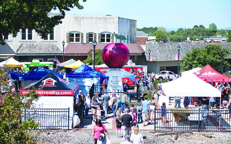 The Big Red Apple Festival will draw thousands of folks from all over the region on Saturday in Cornelia. ZACH TAYLOR/Special