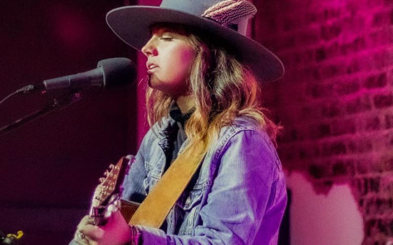 Ansley McAllister headed to a recording studio in Covington and released “Blue Eyes” for the world to hear. SUBMITTED