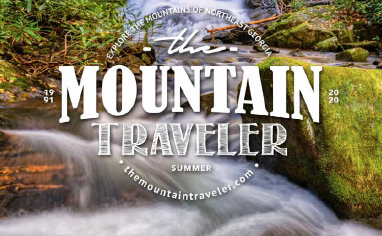 Shown is the cover of the Summer 2020 Mountain Traveler