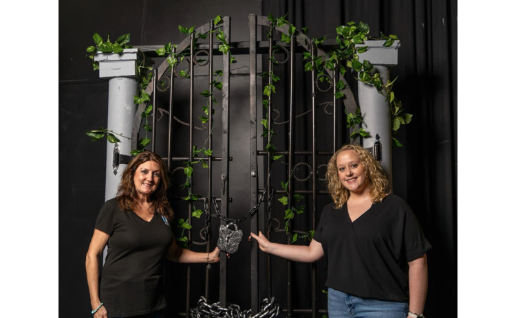 Co-Directors Lynne Warren (left) and LeAnne Challenger will bring the Addams Family to life at Habersham Community Theater in October. CARSON SPRINKLE/Submitted