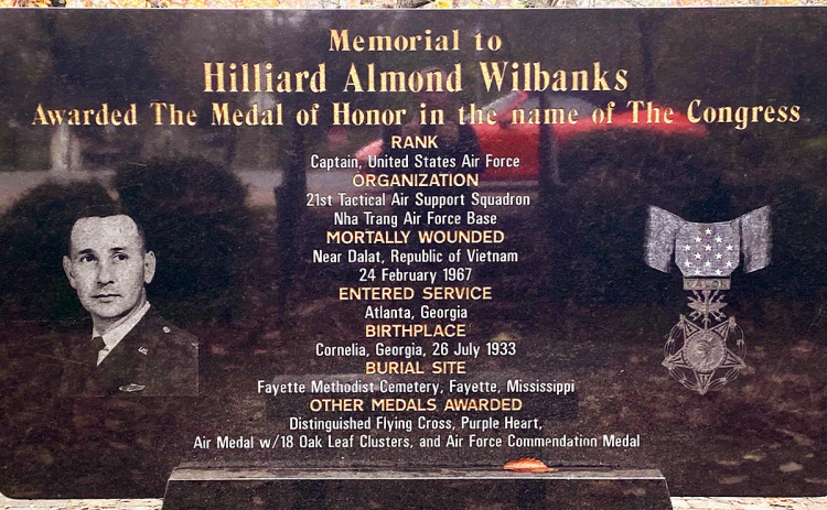 The memorial honoring war hero Hilliard Wilbanks will be a landmark for veterans rides in the Tour of Honor all summer long. SUBMITTED