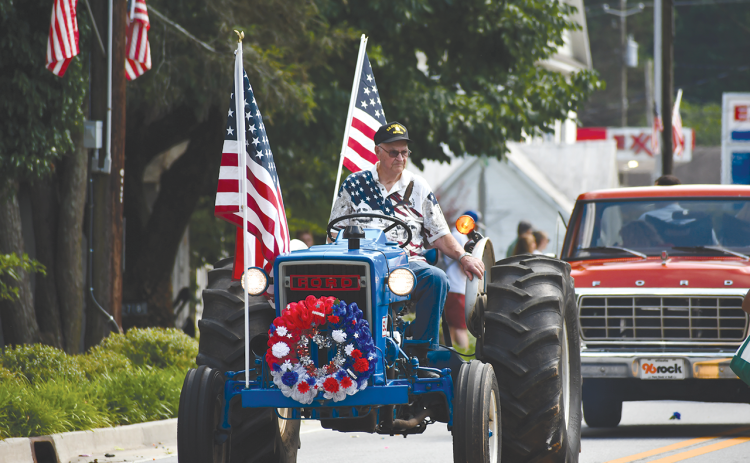 Patriotic vehicles of all kinds will roll  through downtown Demorest on Tuesday  to celebrate the Fourth of July. FILE