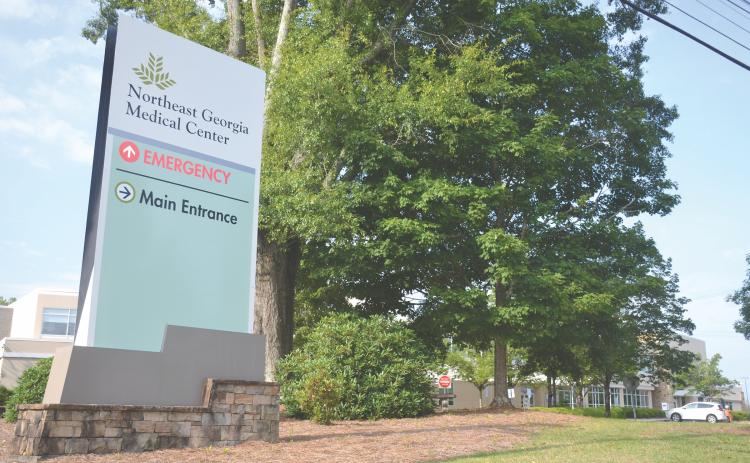 The signs have changed over to Northeast Georgia Medical Center-Habersham. MATTHEW OSBORNE/Staff