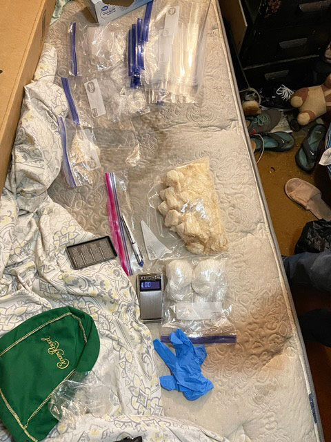 More than half a kilogram of methamphetamine was seized from a Cornelia home on Nov. 22. ARDEO/Submitted