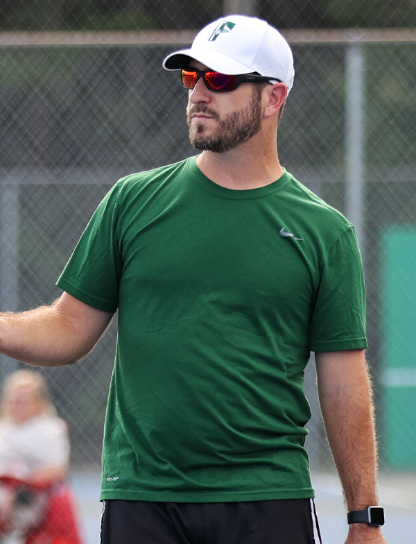 Anthony Cox coaches Tallulah Falls’ middle school teams during a match last season. AUSTIN POFFENBERGER/Special