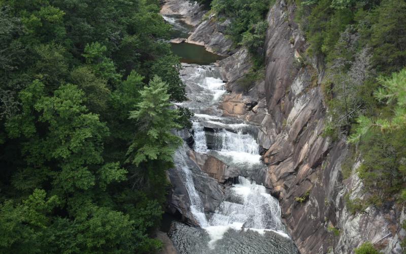 Photo/Chamian Cruz Tallulah Gorge State Park is holding three whitewater-watching hikes in November, offering participants a unique experience to watch kayakers maneuver the Tallulah River. Shown is the river.