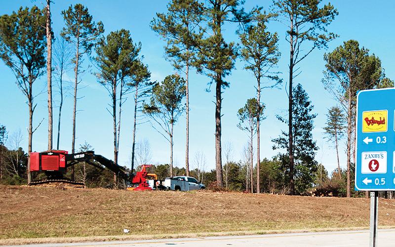 Drivers have noticed workers cutting down trees along Route 365, which the Department of Transportation said is for safety purposes.