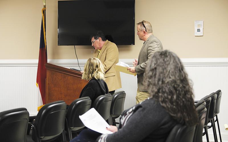 Councilmen-elects John Hendrix and Nathan Davis commented on Demorest’s proposed budget for 2020 and shared some common goals during the Tuesday public hearing.