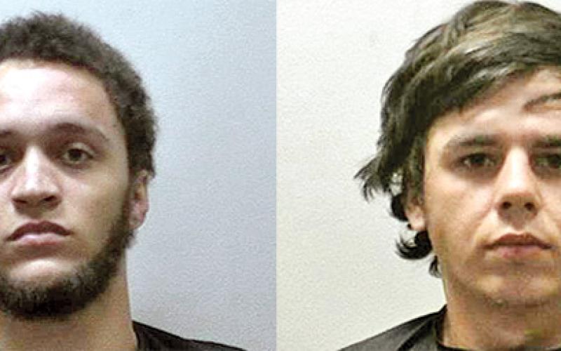 Rhett Walker Branson, 25, of Clarkesville and Vincent Wayne Goss, 24, of Mt. Airy
