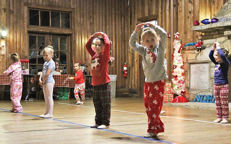 During the Christmas event, families experienced hayrides, bonfires the marketplace and more. The Premiere Dance and Performing Arts Academy dance classes of various levels put on routines for the audience.