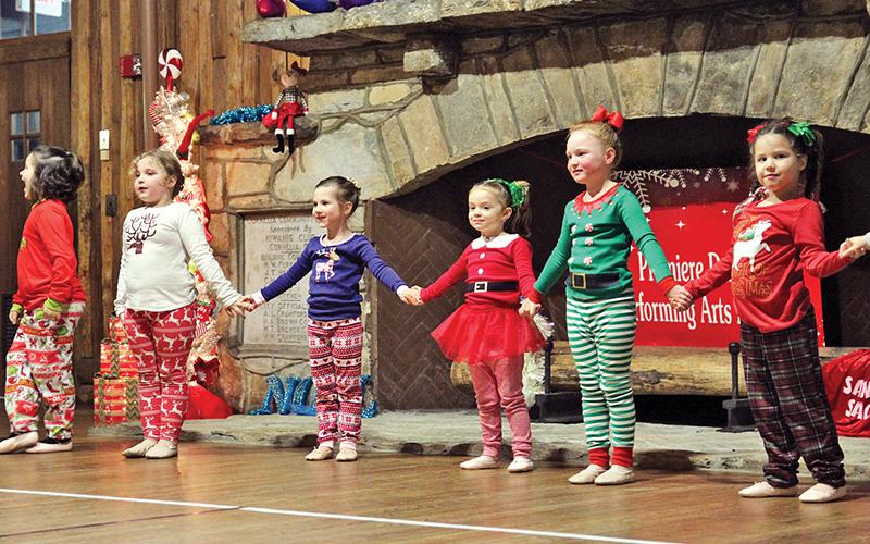 During the Christmas event, families experienced hayrides, bonfires the marketplace and more. The Premiere Dance and Performing Arts Academy dance classes of various levels put on routines for the audience.