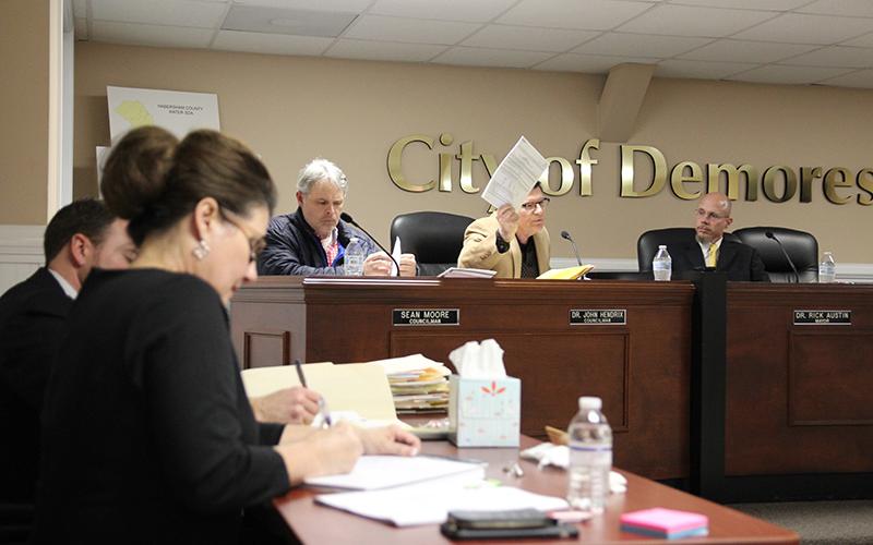Councilman John Hendrix brought a Moody’s report to the Tuesday meeting highlighting the city and water and sewer bond’s decreased ratings.