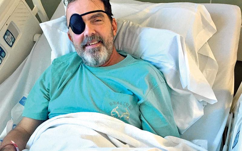 Scott Brady gets some rest after his brain surgery. Brady was about to have his organs harvested when doctors realized he had an improbable chance to survive.