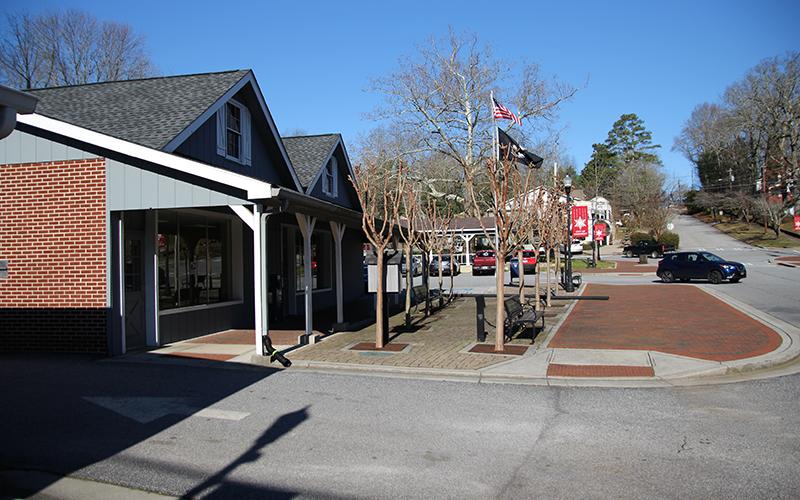 A possibility to include more parking would be in front of the Demorest post office.