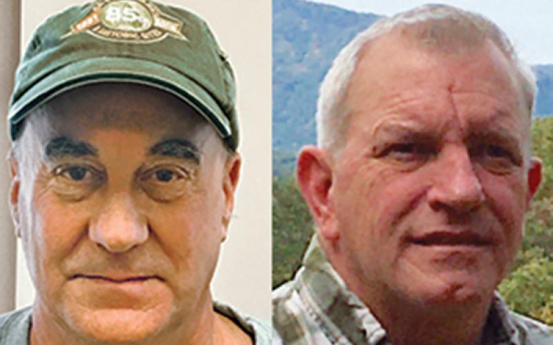 Locke Arnold (left) will challenge Tim Stamey for his county commission seat in the May 19 primary.