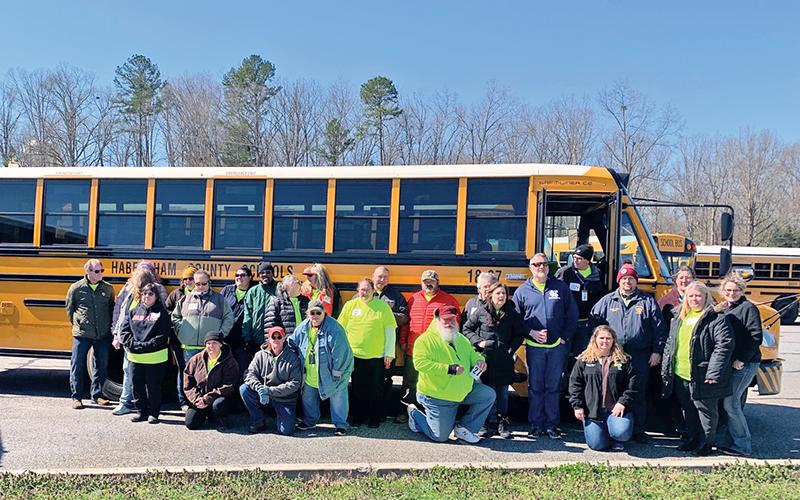 School bus drivers from all over Northeast Georgia competed Saturday in Clarkesville to see who was the best in various categories.