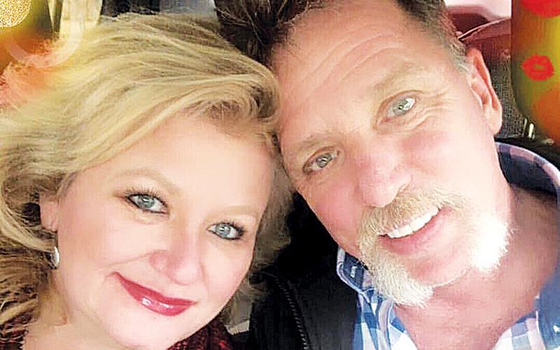 Stacy Black (right) was engaged to marry Kathy Nicholson before his tragic death Monday night.