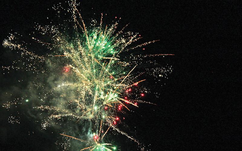 TFS graduates were treated to a fireworks display after the ceremony.