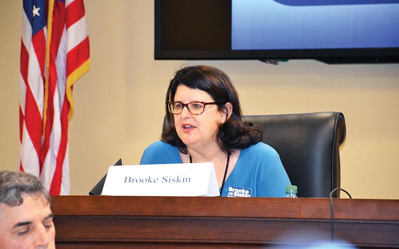 Brooke Siskin of Gainesville is one of two Democratic candidates for Congress in the Aug. 11 runoff. She participated in the Farm Bureau political forum in Clarkesville on May 26.