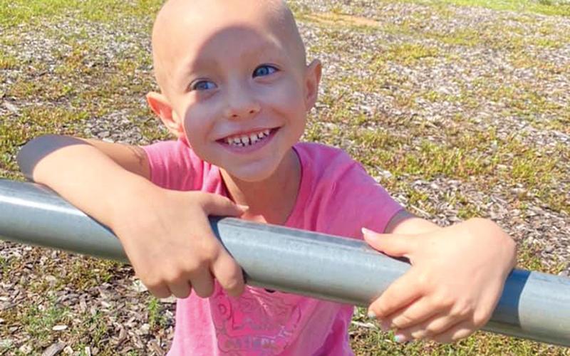 Scarlett LaCount of Cornelia continues to battle stage 5 Wilms Tumor Cancer. There will be a community benefit at Pitts Park in Clarkesville on Aug. 1.