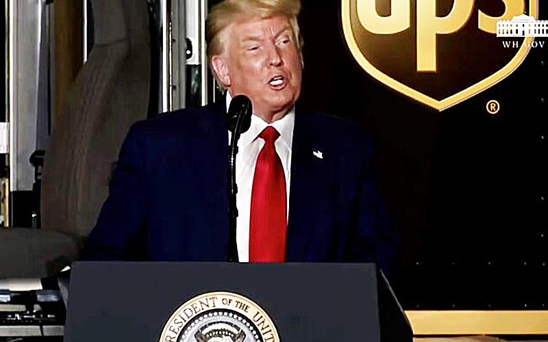 Donald Trump visited Atlanta on Wednesday.