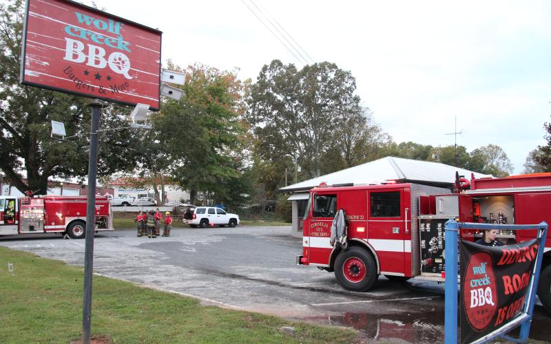 Multiple fire units responded to a fire at Wolf Creek BBQ this morning.