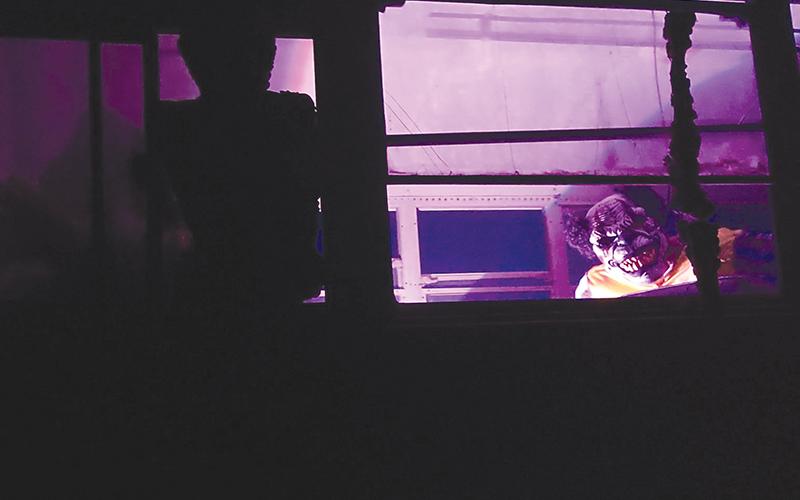 Grisly ghouls from every tomb are closing in to seal your doom at Fort 13’s haunted house in Mt. Airy.