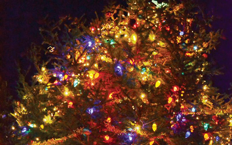 Baldwin’s tree lightning may not be a large gathering this year.