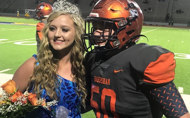 Preslee Hix and Tanner Wade were named Habersham Central's homecoming queen and king Tuesday night.