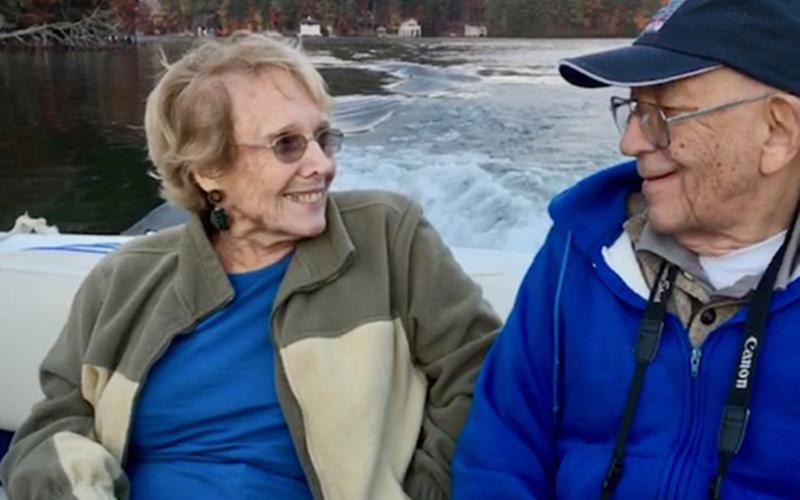 Dr. Tom Hodges is shown with his second wife, Jackie in 2017.