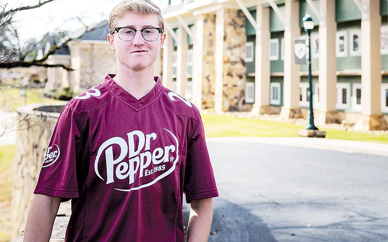 Kale Corbett was given a scholarship after beating the odds of surviving a rare cancer, but he wanted the woman who helped save his life to share in that joy. BRIAN CARTER/Submitted