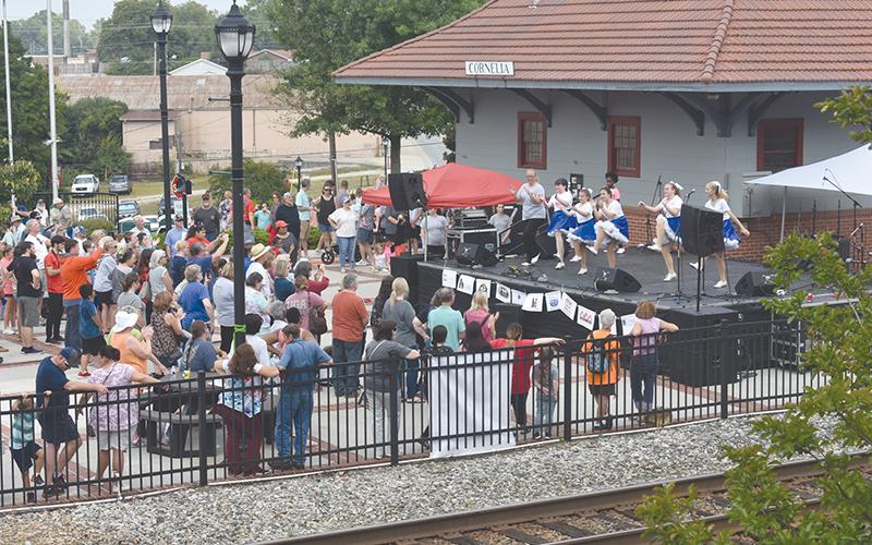 Thousands from Habersham County and surrounding communities usually flock to downtown Cornelia for the Big Red Apple Festival to see performances like this one in 2019 from the Premiere Dance Academy. The festival was canceled in 2020 because of COVID-19, but organizers are hopeful the event will be able to happen in 2021.
