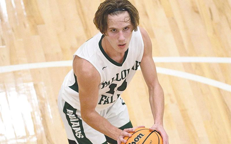 Tallulah Falls' Charlie Cody prepares for a free throw against Athens Academy. Photo courtesy of BRIAN CARTER