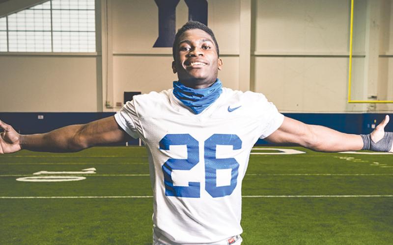 Habersham Central graduate Joshua Pickett is listed as an athlete on Duke’s roster, but has been working with the cornerbacks for now. DUKE ATHLETICS/Submitted