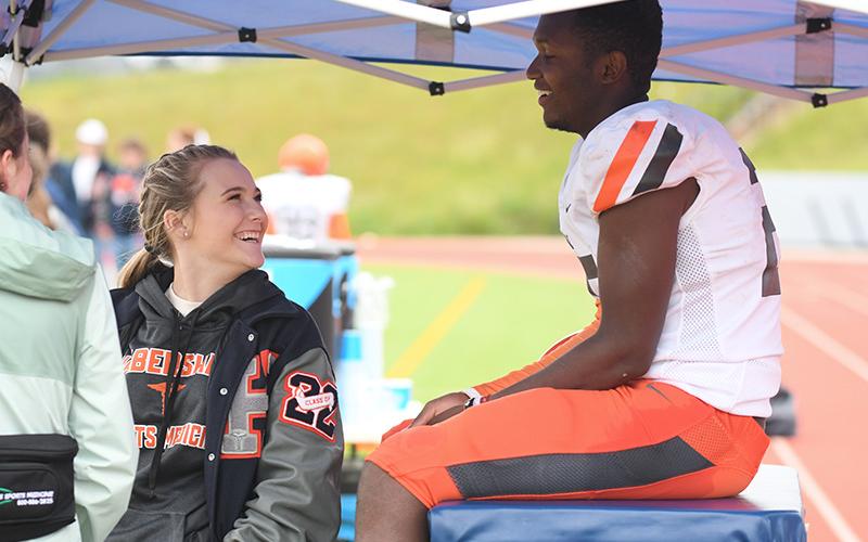 The Raiders' student medical staff is one of the best in the state.