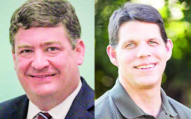 Alan NeSmith (left) and Mark Major were elected to lead Community Newspapers Inc. into the future as chairman and president, respectively.