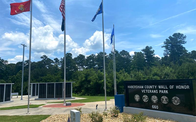 The Habersham County Wall of Honor will likely be finished by Veterans Day.