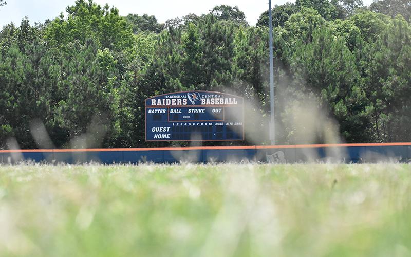 Habersham County School System’s three-person grounds crew is responsible for maintaining its athletic fields throughout the year.