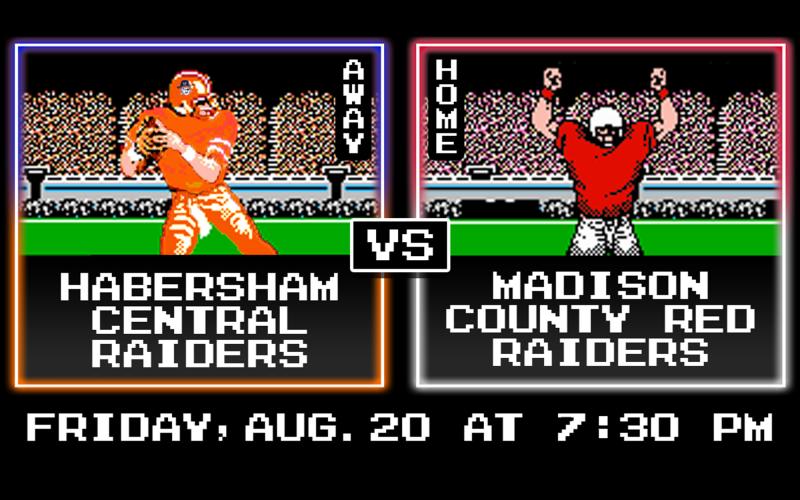Friday, August 20 at 7:30 PM: Habersham Central Raiders vs Madison County Red Raiders. CODY ROGERS/Staff