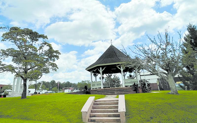 Clarkesville’s gazebo maintenance could be a joint project by Habersham County and the city of Clarkesville. BRIAN WELLMEIER/Staff