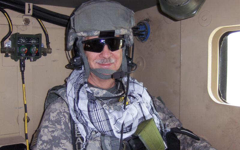 Edwin Hendrick is shown during his time in Afghanistan. SUBMITTED