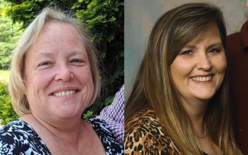 Pat Wilkes (left) and Kay Templeton were well-loved members of Habersham County’s school system before their passing. SUBMITTED