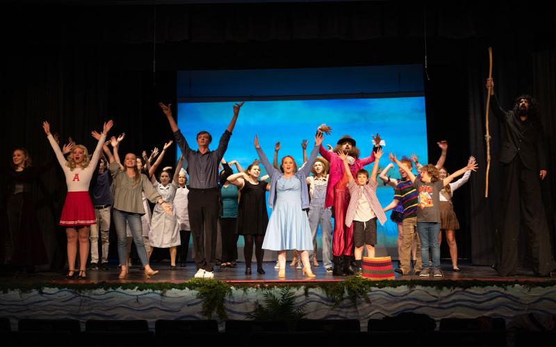 (Center) Will (Zachary Smagur) and Sandra Bloom (LeAnne Challenger) with cast. ZACHARY TAYLOR/Submitted