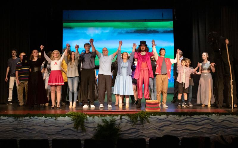 Entire cast bowing after their performance of 'Big Fish'. ZACHARY TAYLOR/Submitted
