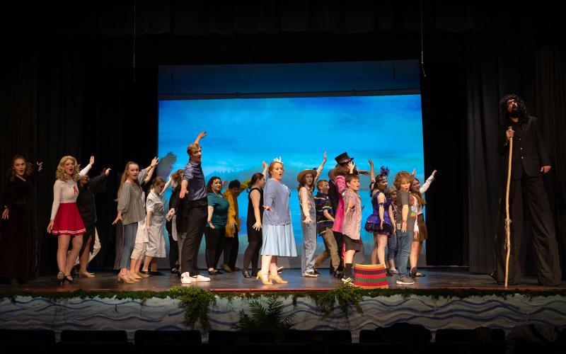 (Center) Will (Zachary Smagur) and Sandra Bloom (LeAnne Challenger) with cast. ZACHARY TAYLOR/Submitted