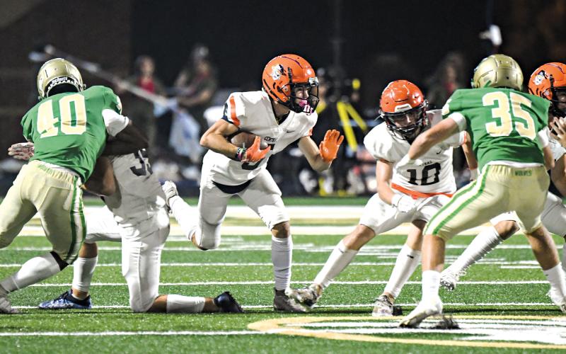 Zeke Whittington gains yardage after a catch. TOM ASKEW/Special