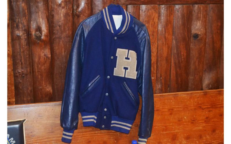 Letterman jacket from the class of 1971. MATTHEW OSBORNE/Staff
