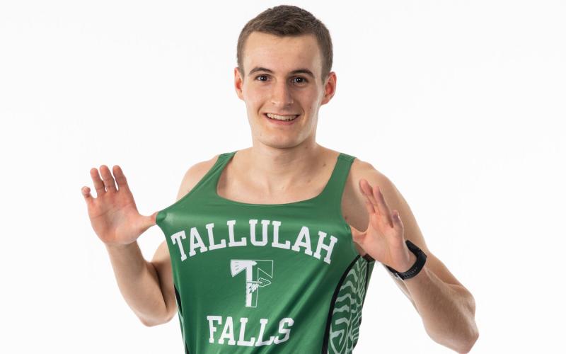 Tallulah Falls’ Evan Prince finished a stellar cross country career with the Indians by taking 13th place in the state meet. RANDY CRUMP/Special